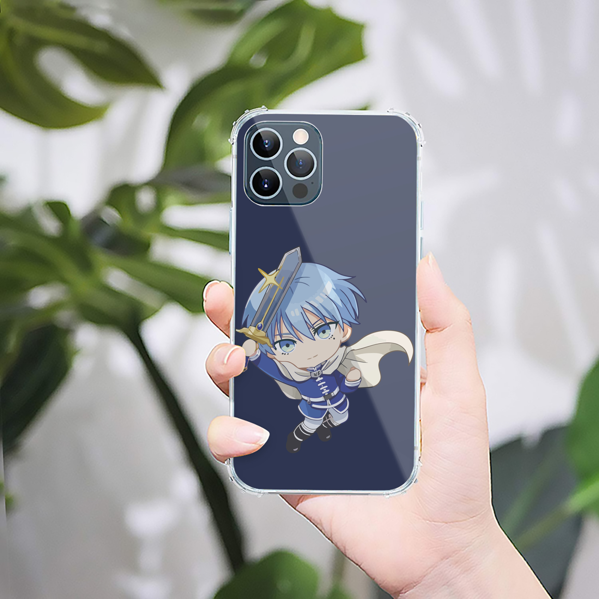 （画像用） 葬送のフリーレン Frieren 【iPhone 12シリーズ対応】透明スマホケース（クリアソフトケース）